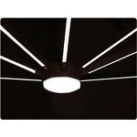 Parasol Manufacturer - Outdoor Aluminum 1.5*1.5m Modern Waterproof Luxury Hotel Double Roof Cantilever with LED Light