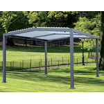 Aluminum Gazebo Manufacturer - Smart Mounted 4x4 Pergole Patio Quality Warranty 3x4 Metal Pergola