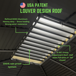 Pergola Manufacturer - Outdoor Luxury Large Aluminum Waterproof Gazebo Powder Coated Double Roof Pressure Treated Wood