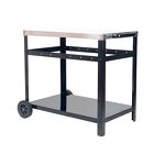 Garden Trolley Manufacturer - Luxurious Outdoor Double Layer Steel Material with Powder Coating Finish Easily Cleaned