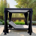 Garden Gazebo Pergola Manufacturer - Factory Supply Outdoor Metal 3x4 4x4 Retractable