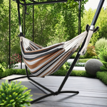 Hanging Hammock Manufacturer - Classic Courtyard Park Garden Outdoor Backyard Garden Double With Stand