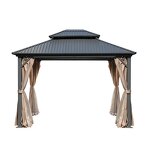 Outdoor Gazebo Manufacturer - Pergolas and Gazebos 3x3 Aluminium Patio Aluminum Metal Glass 3x4 6x3 Custom