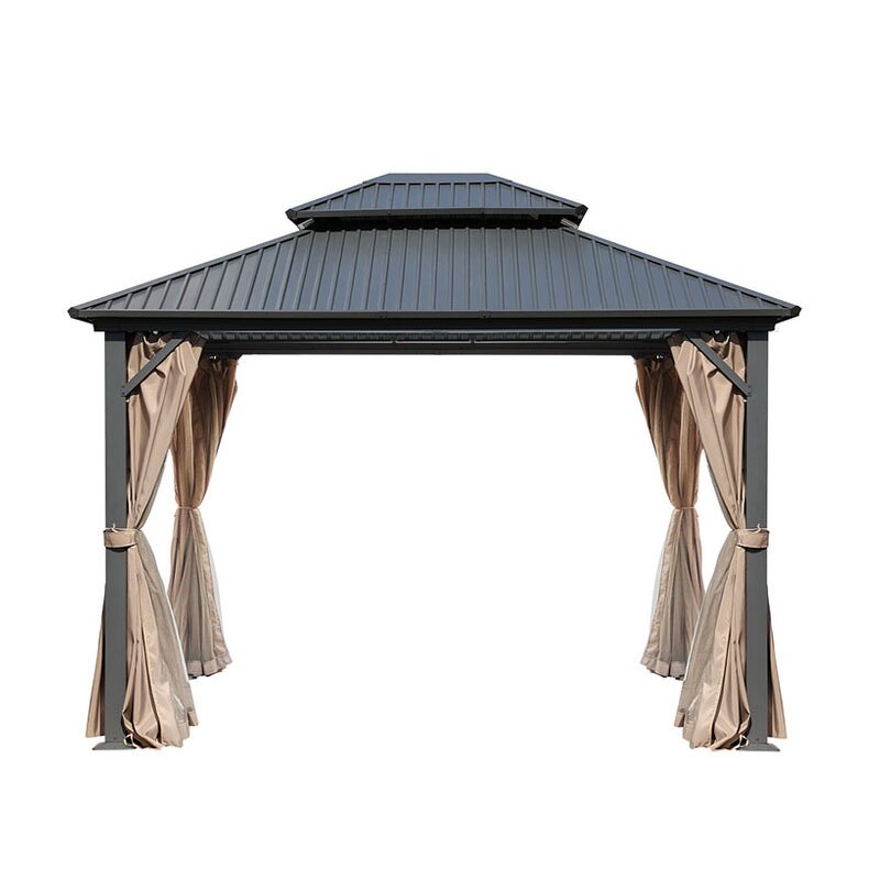 Outdoor Gazebo Manufacturer - Pergolas and Gazebos 3x3 Aluminium Patio Aluminum Metal Glass 3x4 6x3 Custom