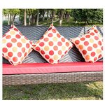 Garden Swing Chair Manufacturer - Wholesale Custom 3-Person Comfortable Hanging Swings Outdoor Rattan Patio with Canopy