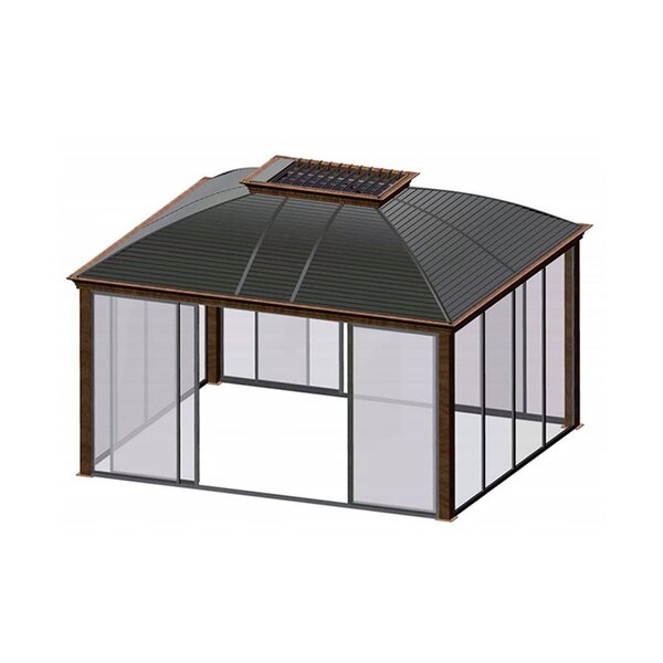 PVC Louvered Roof Pergola Manufacturer - Customised Waterproof Garden Outdoor Gazebo & Pavilion for Home Backyard