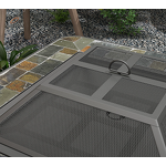 Barbecue Grill Manufacturer - Outdoor Patio Full Set Cooker Charcoal Heating with Fireplace Steel Powder Coated Trolley