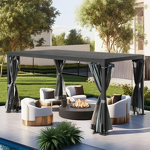 Pergola Manufacturer - Modern Waterproof Aluminum Louvered Roof Stylish Garden Canopy & Gazebo