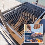 Santa Maria Steel Grill Manufacturer - Brasero Outdoor Argentine Argentinian BBQ for Kitchen Use Charcoal Parilla