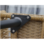 Outdoor Furniture Manufacturer - Modern Waterproof Leisure Aluminum Plastic PE Rattan Woven Sofa Chair Sets for Home Office