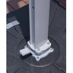 Parasol Manufacturer - Adjustable 3*3m Outdoor Waterproof Double Roof Luxury Hotel Cantilever Big Size Powder Coated Modern