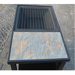 Outdoor Kitchen Cart Manufacturer - Bar Grill Dining Storage Hooks BBQ Serving Rolling Pizza Oven Table Adjustable Metal Steel