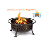 BBQ Grill Manufacturer - Outdoor Patio Full Set Steel with Fireplace Barbecue Cooker Powder Coated Charcoal Fuel Trolley