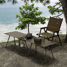 Camping Table Manufacturer - Outdoor Multi-function Aluminum Folding & Beach Lightweight with Carrying Bag