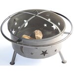 Steel Fire Pit Manufacturer - New Powder Coated Brazier for 3-5 People Touch Control Flame Safety Adjustable Height