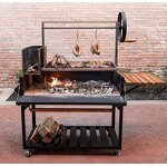 Santa Maria Steel Grill Manufacturer - Brasero Argentine Argentinian Outdoor BBQ Powder Coated Charcoal Parilla for Home Use
