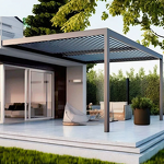 Louvered Pergola Manufacturer - Warranty Mounted Retractable Gazebo Supply Patio Outdoor Custom