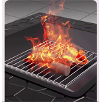 Barbecue Grill Manufacturer - Outdoor Patio Full Set Steel Charcoal with Cooker Trolley Powder Coated Fireplace Flame Safety