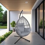 Hammock Hanging Pod Lounge Chairs Manufacturer - Hot Selling Outdoor Furniture Outdoor Patio Garden Swing Egg Chair