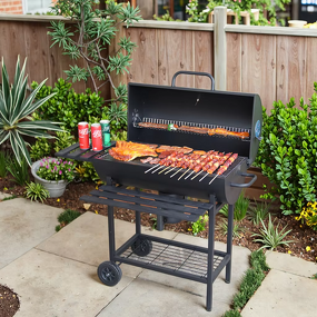 Chimney Thermometer Manufacturer - Luxurious Powder Coated Outdoor Adjustable Height Heavy-Duty Steel Metal with Hooks