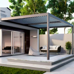 Louvered Pergola Manufacturer - Warranty Mounted Retractable Gazebo Supply Patio Outdoor Custom