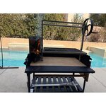 Charcoal Grill Manufacturer - Steel BBQ Powder Coated Luxurious Adjustable Height for Restaurants and Camping Black Carbon