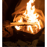 Fire Pit Manufacturer - Modern Premium Portable Powder Coated Steel Outdoor Heating Stove BBQ Smoker Combo Touch Control