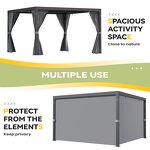 Garden Pergola Manufacturer - Outdoor Modern Sunshade Aluminum Powder Coated ECO Friendly for Backyard