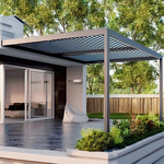 Louvered Pergola Manufacturer - Warranty Mounted Retractable Gazebo Supply Patio Outdoor Custom