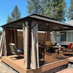 Gazebo Manufacturer - Sunjoy Custom for Sale with Camping Large Sides Depot Personalised Pergola