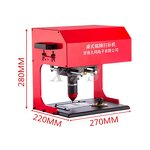 Marking Machine Manufacturer - Electric Metal Seal Number Engraving Portable Chassis Number Steel Structure