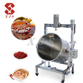 Cooking Machine Manufacturer - Chili Tomato Sauce with Mixer Bean Dates Paste Heating Mixing