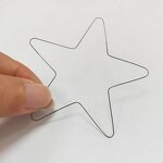 Memory Metal Alloy Wire Manufacturer - Five-Pointed Star Shape Nickel Titanium Experimental Teaching Material for Cutting Metals