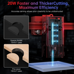 Laser Engraving Machine Manufacturer - DAJA A6 Cutting Cheap DIY for Wood Leather Metal Acrylic Glass Stainless Steel