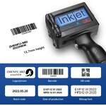 Handheld Inkjet Printer Manufacturer - Portable TIJ Industrial Batch Coding for Carton Cardboard Box Plastic Bottles