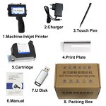 Handheld Inkjet Printer Manufacturer - Portable TIJ Industrial Batch Coding for Carton Cardboard Box Plastic Bottles