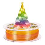 PLA Filament Manufacturer - 1.75mm 1kg Silk Rainbow Wholesale