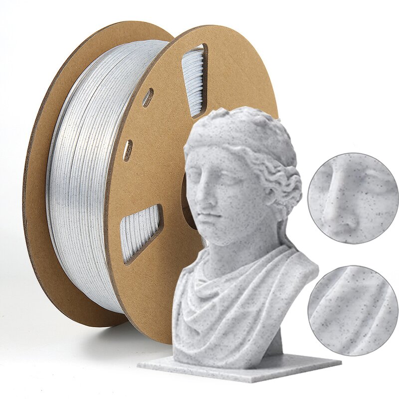 PLA Filament Manufacturer - 1.75mm 1kg Marble High Speed for 3D Printers