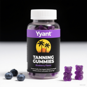 Private Label Skin Protection Tanning Gummies Boost Brain Memory L-tyrosine Gummies Promote Liver Metabolism Gummies