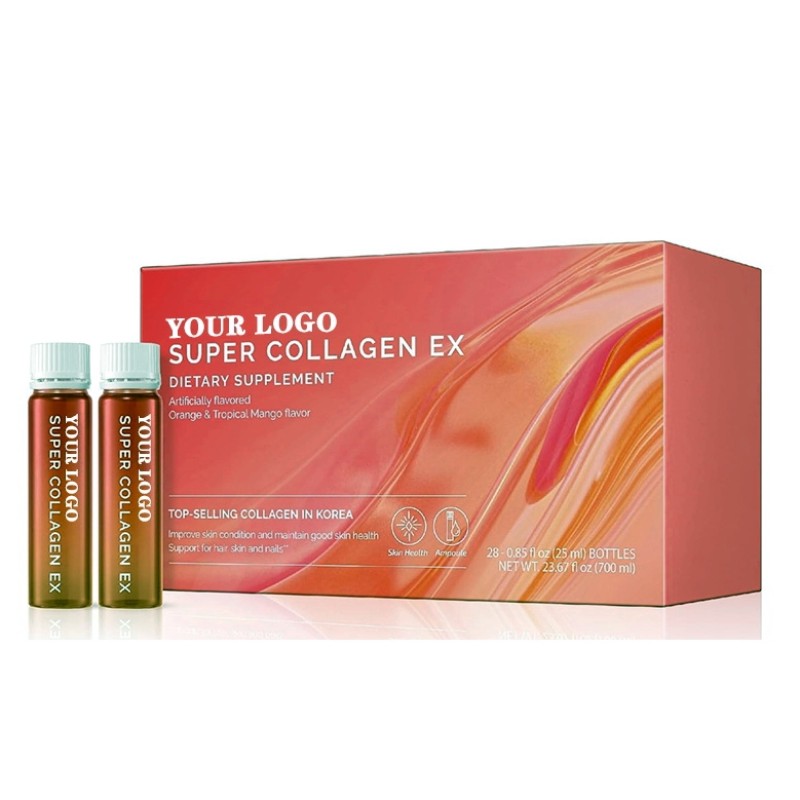 OEM ODM marine collagen peptide hyaluronic acid biotin skin whitening Promote healthy hair quality Collagen oral liquid