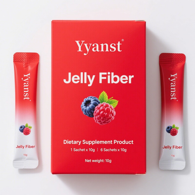 High Quality Fiber Weight Loss Supplement Promote Digestion Smooth Defecation Detox Weight Management Slimming Fiber Jelly Stick