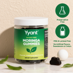 Private Label Sugar Free Moringa Boost Immunity Fresh Vegan Gummies Support Hair Growth Help Skincare Gummy Candy