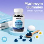 Private Label Mushroom Gummies Enhances Memory Clarity Remove Brain Fog Supports Mood Relaxation