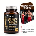 Private Label Black Maca Capsules Enhance Potency Relieve Stress Boost Immunity Provide Energy