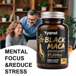 Private Label Black Maca Capsules Enhance Potency Relieve Stress Boost Immunity Provide Energy
