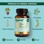 Private Label Black Maca & Ashwagandha Capsules Enhance Potency Relieve Stress Provides Energy Supports Immune Defense