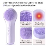 Silicone Cleansing Brush Supplier - Waterproof Heated Exfoliating