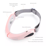 EMS Facial Massager Supplier - OEM ODM V-Line Belt Red Blue