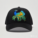 Baseball Cap Manufacturer - Custom Style Retro Printed Peacock Screen 5-6 Panel All Cotton Fabric Hand Embroidered Cartoon