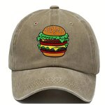 Baseball Cap Manufacturer - Custom All Cotton Retro Printed Cartoon Small Raccoon Logo Embroidery Waterproof Velour Bows Argyle